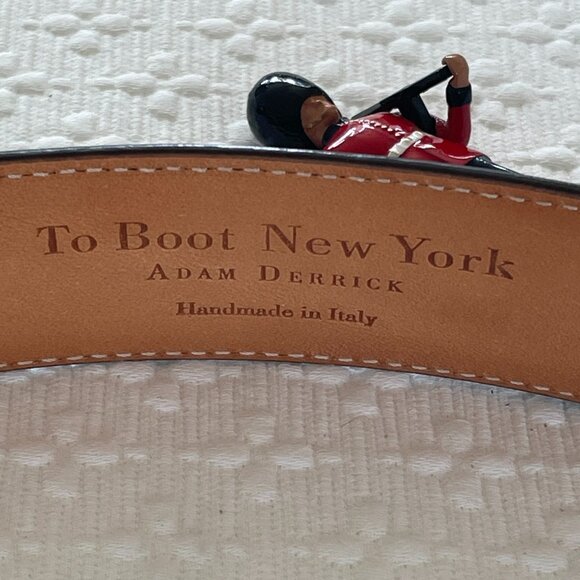 To Boot New York Belt Size 40 (W36-38) Made in Italy! Retail $150. Parma Marrone
